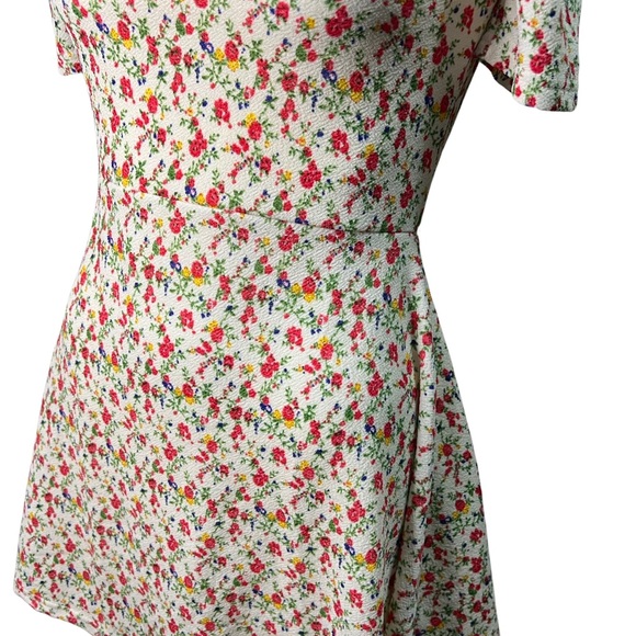 Spring Flowers A-line Stretchy Dress - Picture 3 of 5